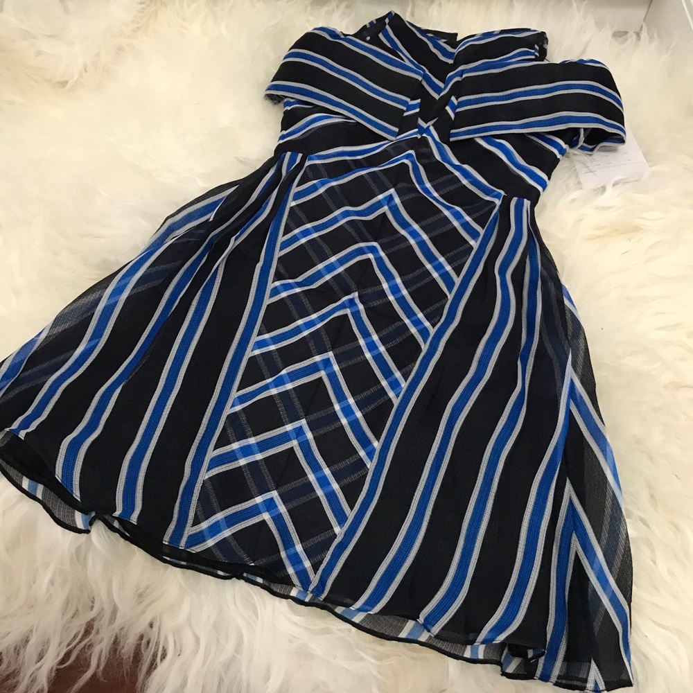 Fendi Blue Striped Dress - Picture 2 of 8
